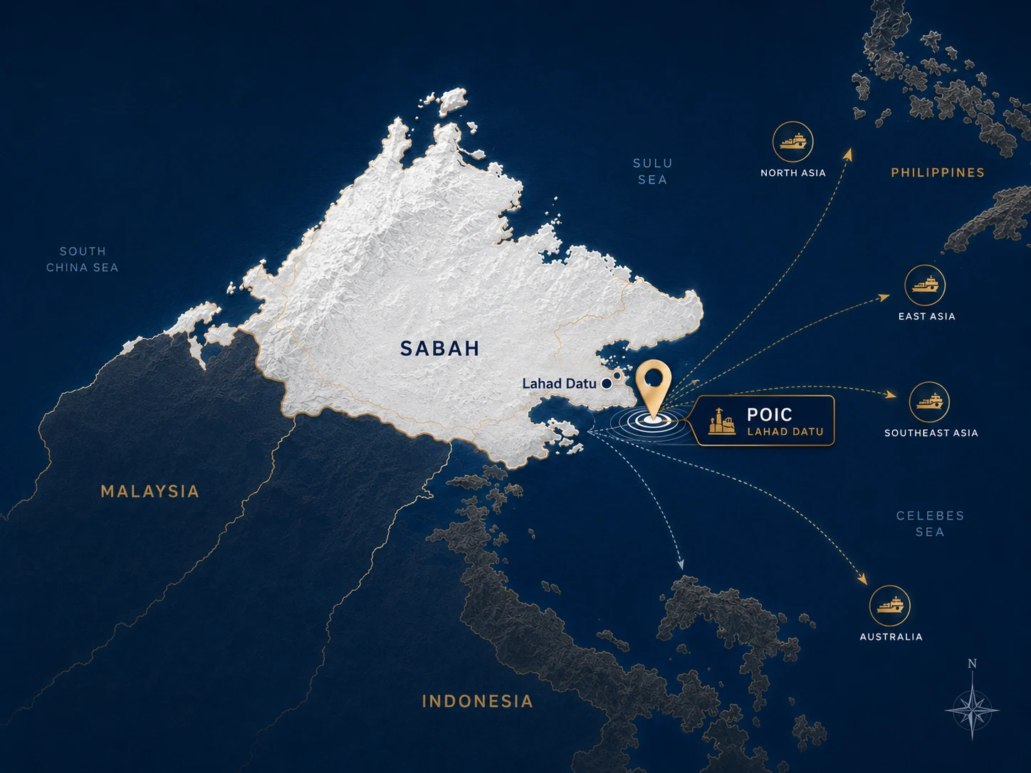 Project Neptune location map